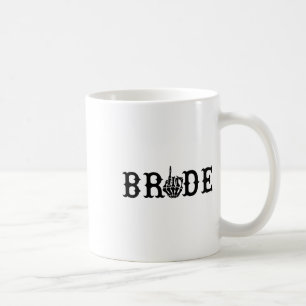 Halloween Wedding Bride Groom Skeleton Till Death Coffee Mug