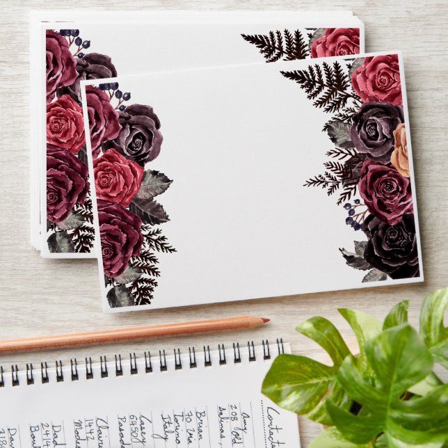 Halloween Wedding  Envelope (Stacked)