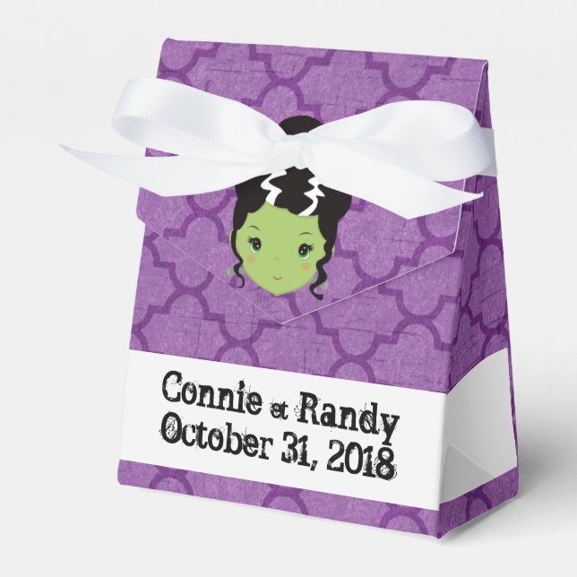 Halloween Wedding Favour Box (Front Side)