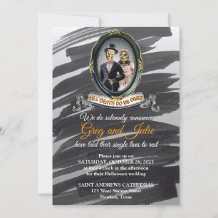Halloween Wedding Invitation