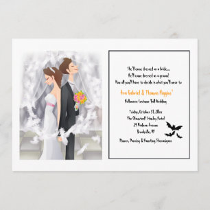 Halloween Wedding Invitation