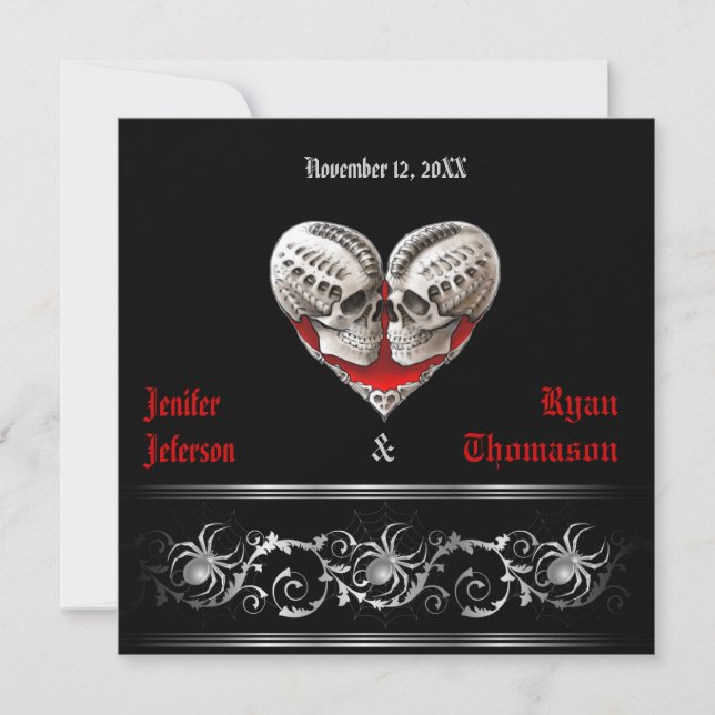 halloween wedding Invitation (Front)