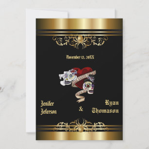 halloween wedding Invitation