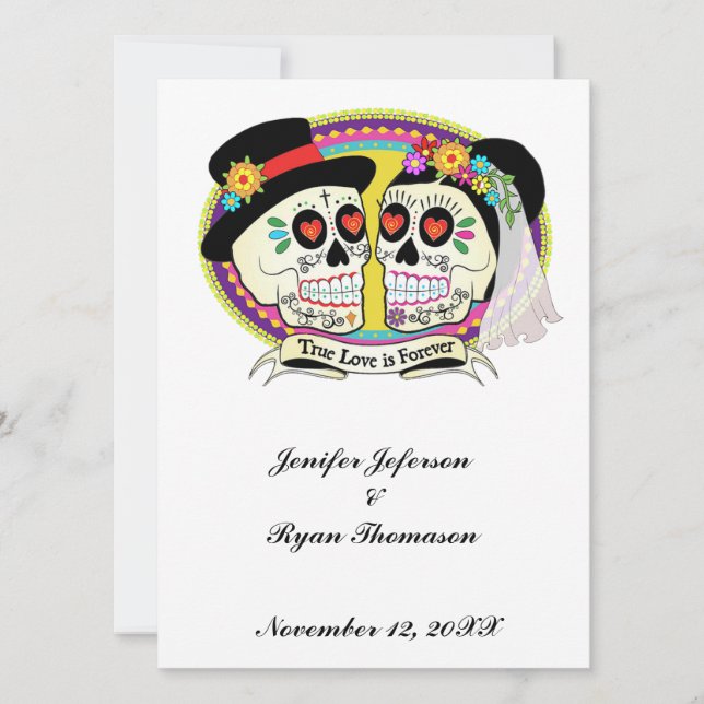 halloween wedding Invitation (Front)