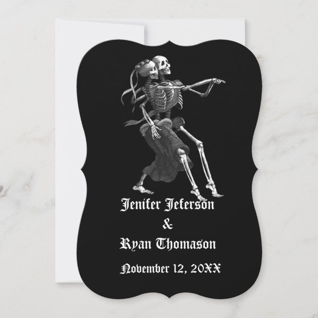 halloween wedding Invitation (Front)