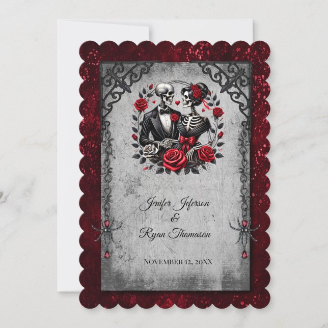 halloween wedding Invitation (Front)