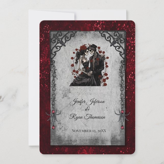 halloween wedding Invitation (Front)