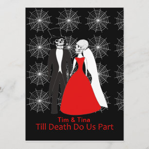 Halloween Wedding Invitation Customise Product