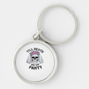 Halloween Wedding Spooky - Till Death Do Us Party Key Ring