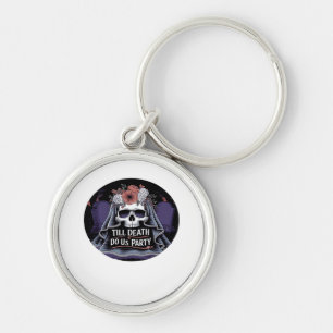 Halloween Wedding Spooky Wedding Halloween Party T Key Ring