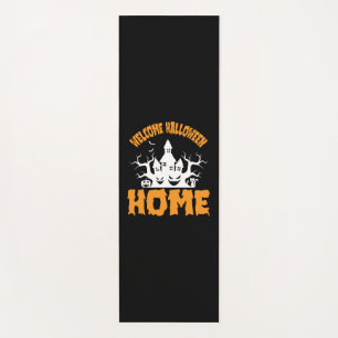 Halloween Welcome Halloween Home Birthday Yoga Mat