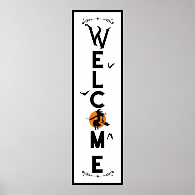 Halloween Welcome | Spooky Fun Long Front Door Poster (Front)
