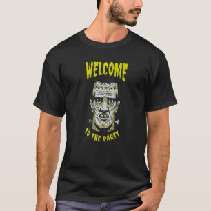 Halloween Welcome To The Frankenstein Head T-Shirt