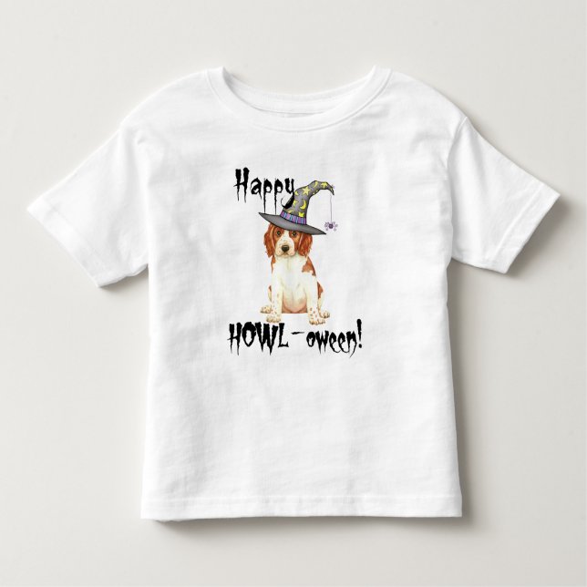 Halloween Welsh Springer Spaniel Toddler T-Shirt (Front)
