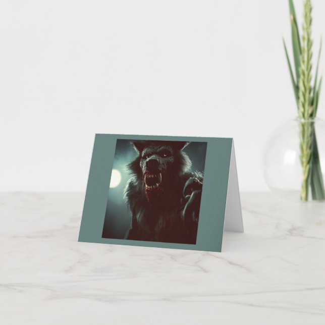 Halloween - Werewolf 2 Card (Front)