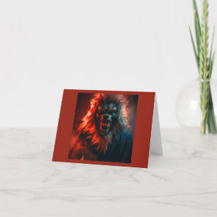 Halloween - Werewolf 4 Card