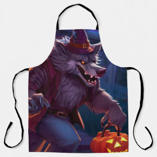 Halloween/werewolf/fall/autumn Apron
