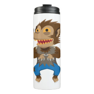 Halloween Werewolf Thermal Tumbler