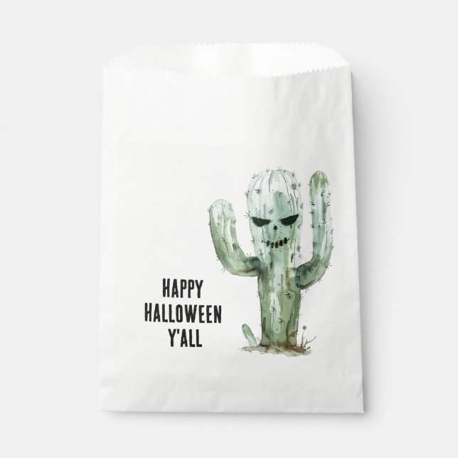 Halloween Western Cactus Favour Bags (Front)