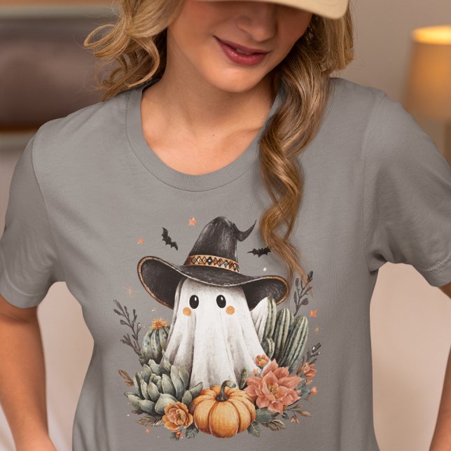 Halloween Western Cowboy Ghost  Tri-Blend Shirt (Creator Uploaded)