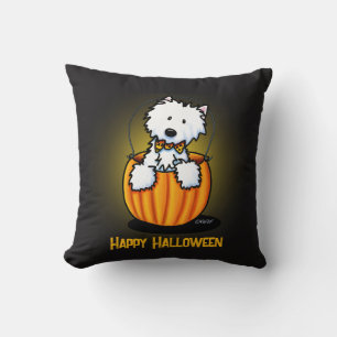 Halloween Westie Cushion