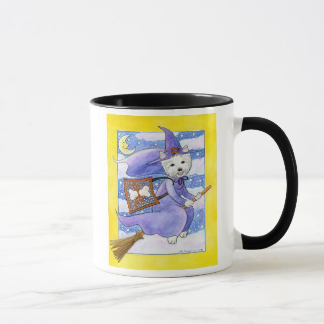 Halloween Westie Dog Mug (Right)