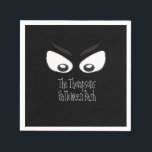 Halloween Whimsical Simple Cute Ghost Eye Napkin<br><div class="desc">Spooky Ghostly Ghoul Eyes Drawing, Scary spooky eyes glaring into you. In the darkness of a scary Halloween night, these spooky eyes can frighten any quest. Spirits, ghouls, and ghosts around. The misty fog-filtered background can be edited as well as the eyes can be moved about. A great design for...</div>