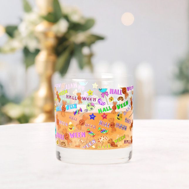 Halloween Whiskey Glass (Insitu (Wedding))