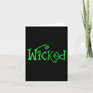Halloween Wicked Witch Fun Costume Outfit Gift  Card