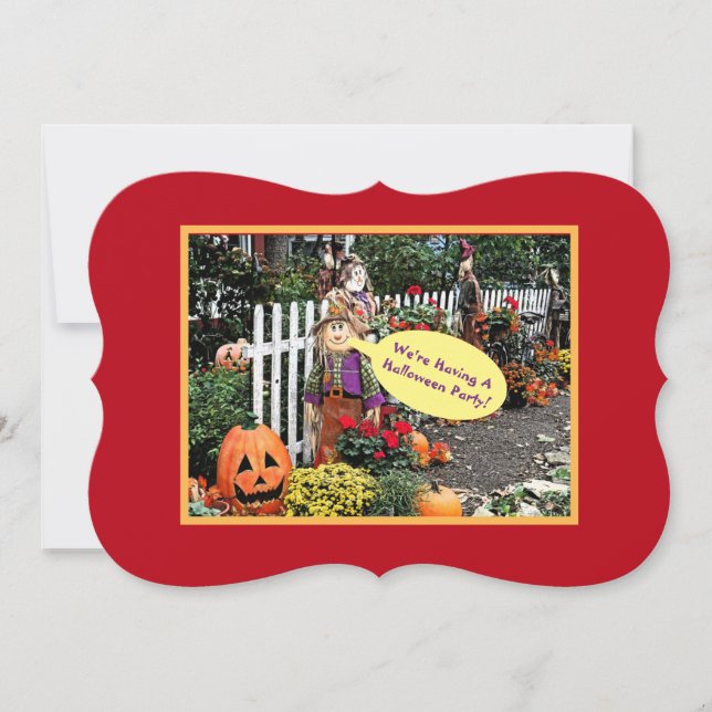 HALLOWEEN WIENER ROAST INVITATION/CUSTOMIZABLE INVITATION (Front)