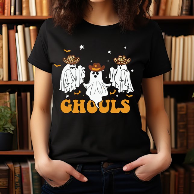 HALLOWEEN WILD WEST COWBOY GHOSTS | GHOULS T-Shirt (Creator Uploaded)