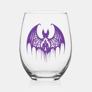 Halloween Wine Glass