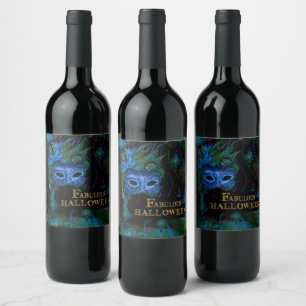 HALLOWEEN  WINE LABEL