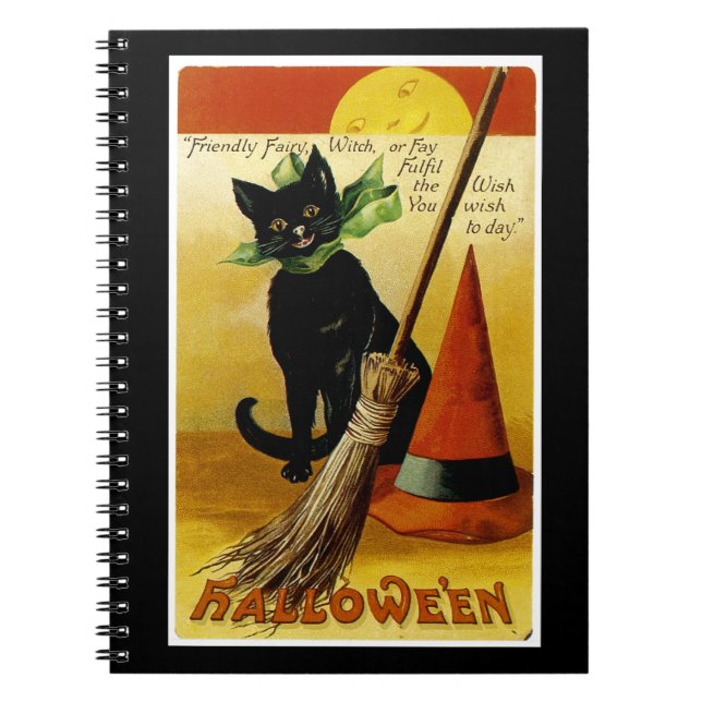 Halloween Wish Spiral Notebook (Front)
