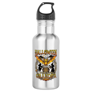 Halloween Wishes Grandpa Bat Witches Cauldron_1 532 Ml Water Bottle