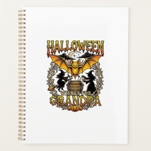 Halloween Wishes Grandpa Bat Witches Cauldron_1 Planner