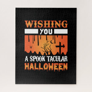 Halloween Wishing You A Spooky Halloween Jigsaw Puzzle