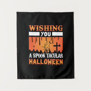 Halloween Wishing You A Spooky Halloween Tapestry