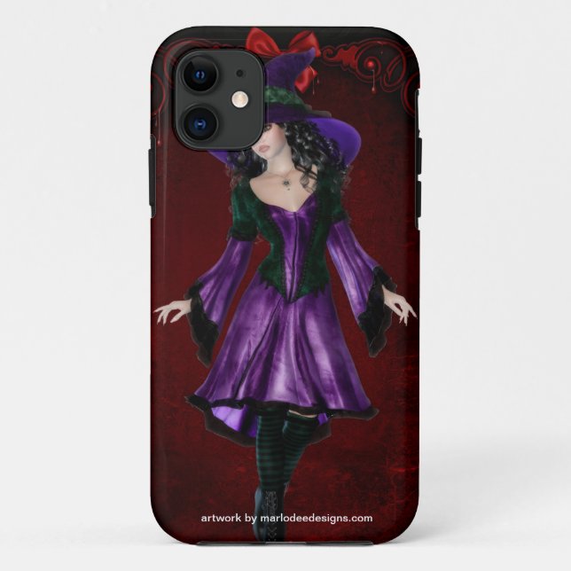 Halloween Witch 1 Dark Fantasy Design Case-Mate iPhone Case (Back)