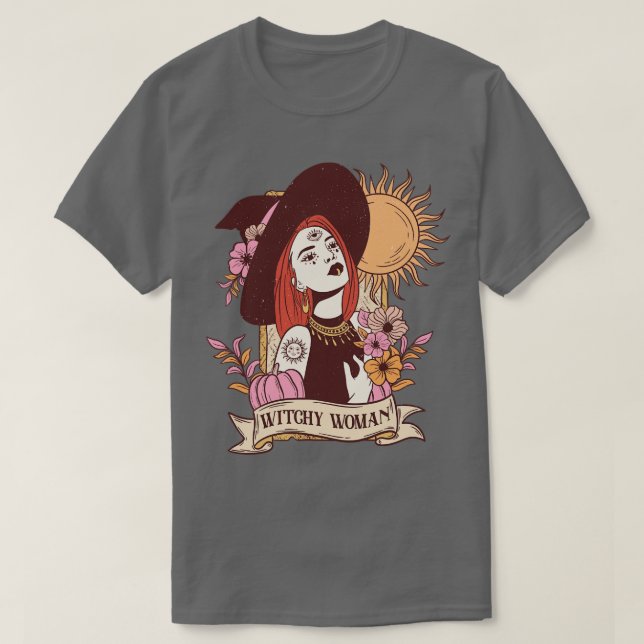Halloween witch 4 T-Shirt (Design Front)