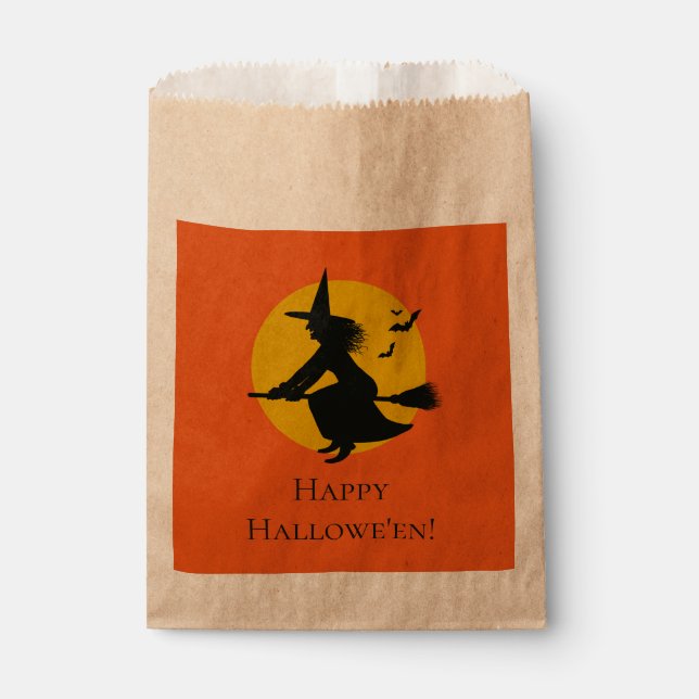 Halloween Witch 50 ct Candy Favour Bags (Front)