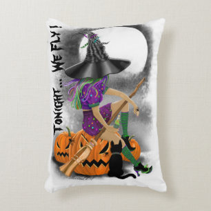 Halloween Witch Accent Pillow