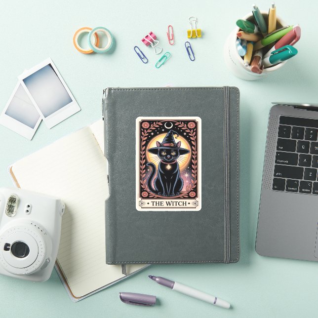 Halloween Witch Aesthetic Cat Lovers Gothic Tarot  (iPad Cover)