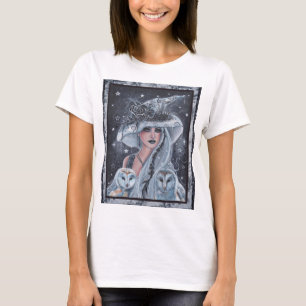 Halloween witch and owl T-Shirt