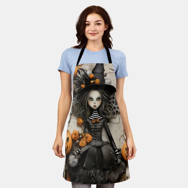 Halloween witch apron (Worn)