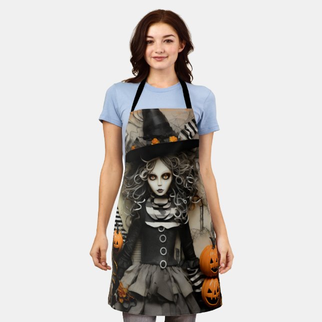 Halloween witch apron (Worn)