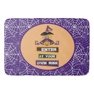 Halloween witch bath mat, rug
