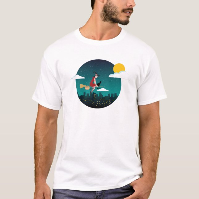 halloween witch Befana T-Shirt (Front)