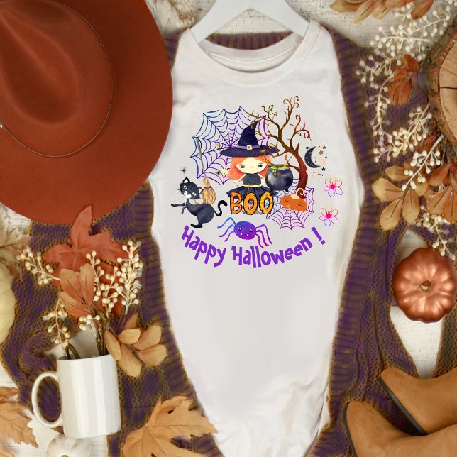 Halloween Witch Birthday Party White T-Shirt (Halloween Witch Birthday Party White T-Shirt)