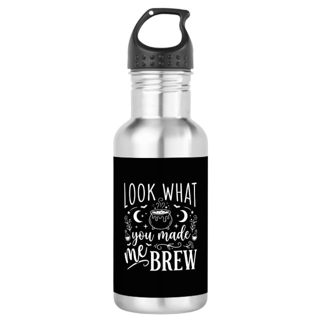 Halloween Witch Brew Funny Potion Design_1 532 Ml Water Bottle (Front)